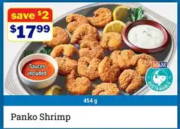M & M Food Market Panko Shrimp offer