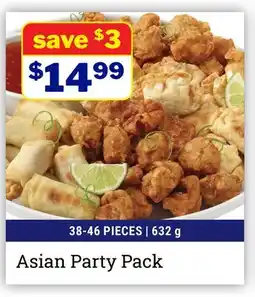 M & M Food Market Asian Party Pack offer
