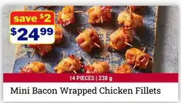 M & M Food Market Mini Bacon Wrapped Chicken Fillets offer