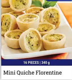 M & M Food Market Mini Quiche Florentine offer