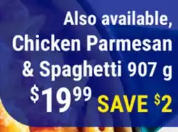 M & M Food Market Chicken Parmesan & Spaghetti offer