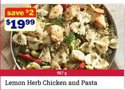 M & M Food Market Lemon Herb Chicken and Pasta offer