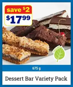 M & M Food Market Dessert Bar Variety Pack offer
