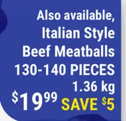 M & M Food Market Italian Style Beef Meatballs offer