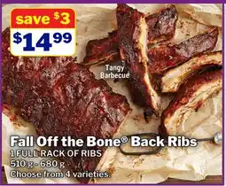 M & M Food Market Fall Off the Bone Back Ribs - Tangy Barbecue offer