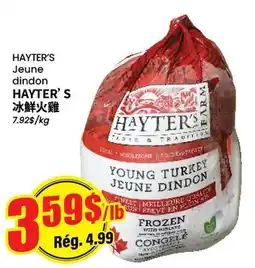 Btrust Supermarket HAYTER'S Jeune dindon offer
