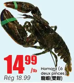 Btrust Supermarket Homard (à deux pinces) offer