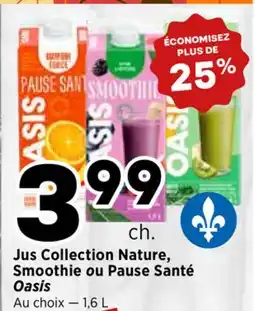 Val-Mont Jus Collection Nature, Smoothie ou Pause Santé Oasis offer