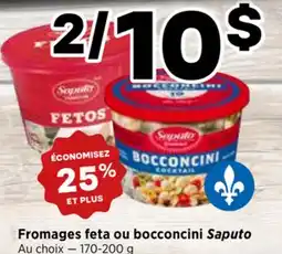 Val-Mont Fromages feta ou bocconcini Saputo offer