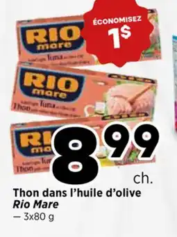 Val-Mont Thon dans l'huile d'olive Rio Mare offer