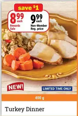M & M Food Market Turkey Dinner offer