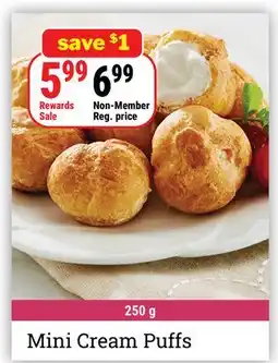 M & M Food Market Mini Cream Puffs offer