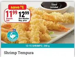 M & M Food Market Shrimp Tempura offer