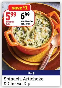 M & M Food Market Spinach, Artichoke & Cheese Dip offer