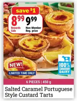 M & M Food Market Salted Caramel Portuguese Style Custard Tarts offer