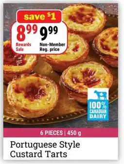 M & M Food Market Portuguese Style Custard Tarts offer