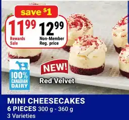 M & M Food Market Mini Red Velvet Cheesecakes offer