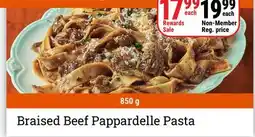 M & M Food Market Braised Beef Pappardelle Pasta offer