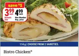 M & M Food Market Bistro Chicken Swiss offer
