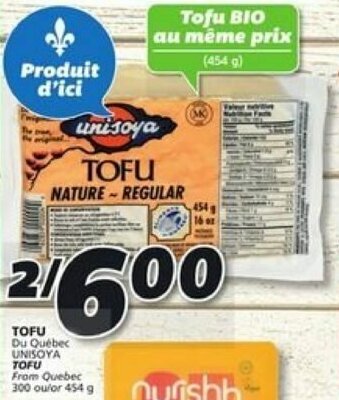 IGA Tofu offer