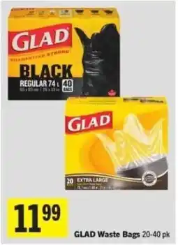 Co-op Glad waste bags offer