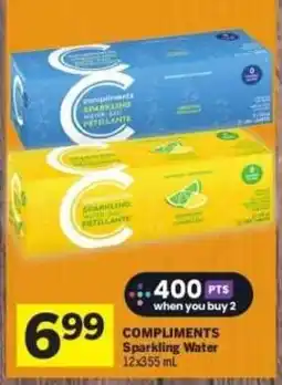 Co-op Compliments Sparkling Water offer