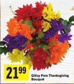 Co-op Glitzy Pom Thanksgiving Bouquet offer