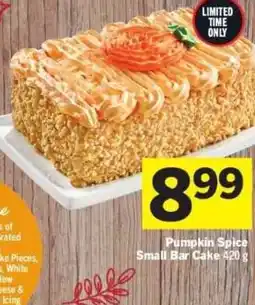Co-op Pumpkin Spice Small Bar Cake offer
