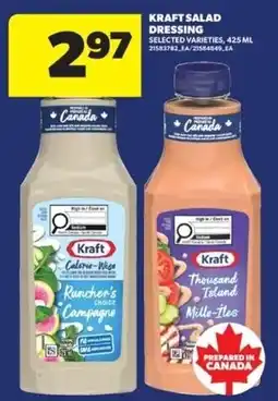 Real Canadian Superstore Kraft salad dressing offer