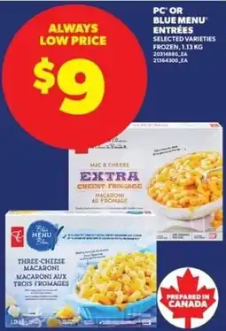 Real Canadian Superstore PC blue menu mac & cheese extra cheesy offer