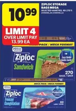 Real Canadian Superstore Ziploc storage bags mega offer