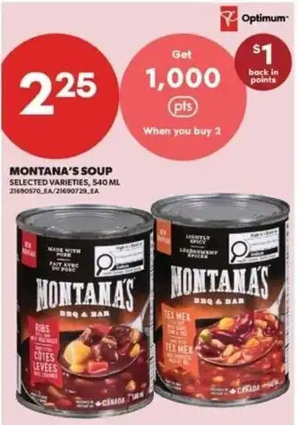 Montana's soup