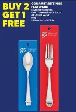 Real Canadian Superstore Gourmet Settings flatware offer