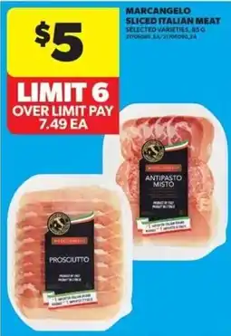 Real Canadian Superstore Marcangelo sliced italian meat offer