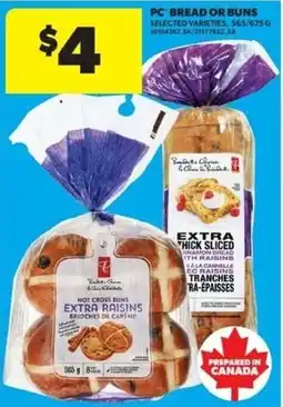 Real Canadian Superstore PC bread or buns offer