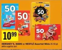 Co-op Hershey's, Mars or Nestle Assorted Minis offer