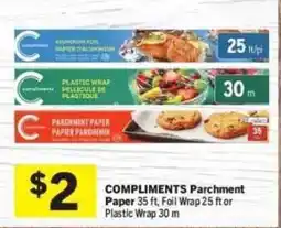 Co-op Compliments Parchment Paper offer