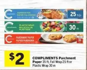 Compliments Parchment Paper