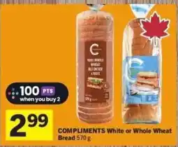 Co-op Compliments White or Whole Wheat Bread offer