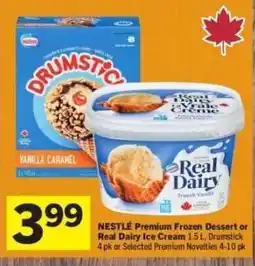 Co-op Nestle premium frozen dessert or real dairy ice cream offer