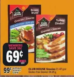 Co-op Club House gravies offer
