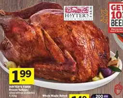Co-op Hayter's Farm Frozen Turkeys offer