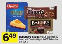 Co-op Hershey's chipits or christie honey maid crumbs or baker's chocolate offer