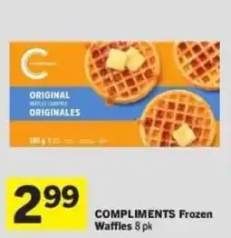 Co-op Compliments Frozen Waffles offer