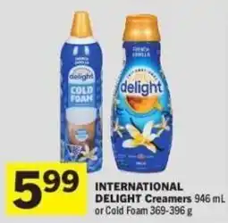 Co-op International Delight Creamers offer
