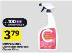 Co-op Compliments Disinfectant Bathroom Cleaner offer