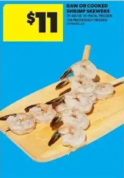 Real Canadian Superstore Shrimp skewers offer