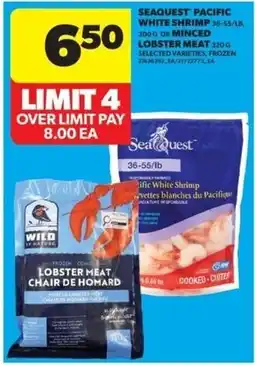 Real Canadian Superstore Seaquest pacific white shrimp offer