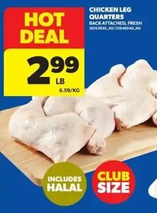 Chicken leg quarters