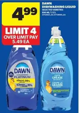 Real Canadian Superstore Dawn dishwashing liquid offer